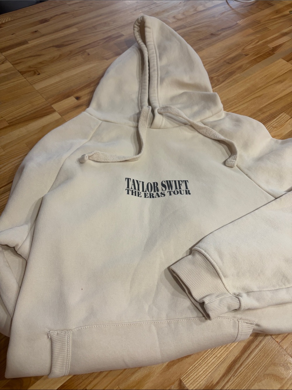 Taylor Swift The Eras Tour Cream Hooded Sweatshirt